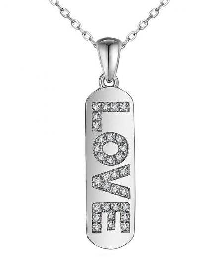 DOG TAG STYLE DIAMOND PENDANT (TP2596)