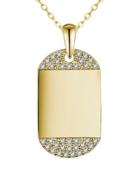 DOG TAG DIAMOND PENDANT (TP2599)