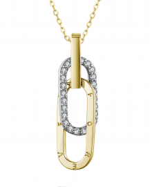 OPEN BAR INTER LINKED DIAMOND PENDANT (TP2602)