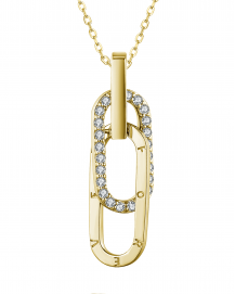 OPEN BAR INTER LINKED DIAMOND PENDANT (TP2602)