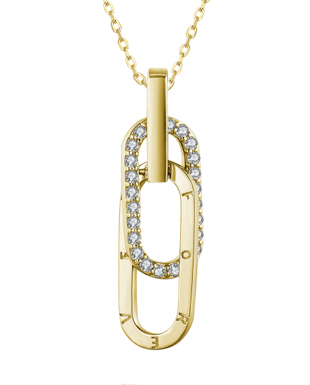 OPEN BAR INTER LINKED DIAMOND PENDANT (TP2602)