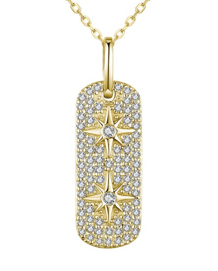 DOG TAG DIAMOND PENDANT (TP2638)