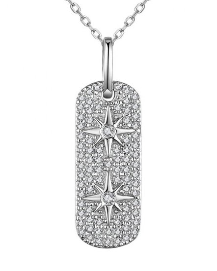 DOG TAG DIAMOND PENDANT (TP2638)