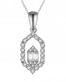 HEXAGON STYLE DIAMOND PENDANT (TP2639)