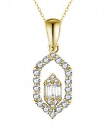 HEXAGON STYLE DIAMOND PENDANT (TP2639)
