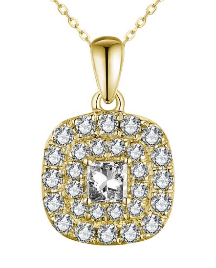 PRINCESS CUT DIAMOND PENDANT (TP2654)