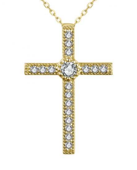CROSS DIAMOND PENDANT (TP2659)