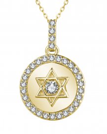 JEWISH STAR DIAMOND PENDANT (TP2696)