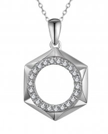 HEXAGON STYLE DIAMOND PENDANT (TP2709)