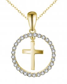 CROSS DIAMOND PENDANT (TP2731)