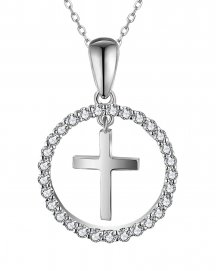 CROSS DIAMOND PENDANT (TP2731)