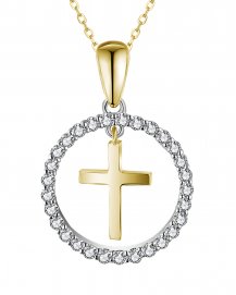 CROSS DIAMOND PENDANT (TP2731)