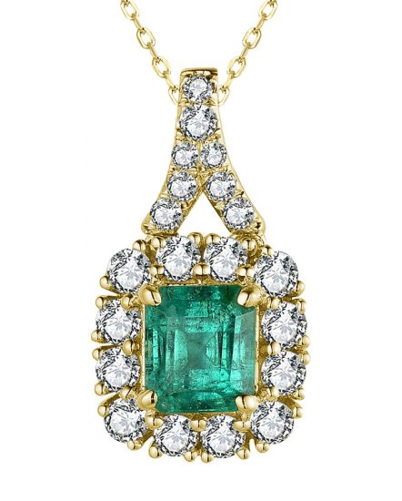 EMERALD CUT DIAMOND PENDANT (TP2850)