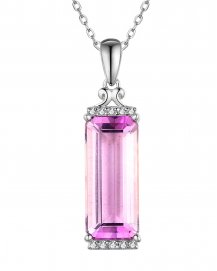 AMETHYST DIAMOND PENDANT (TP2874)