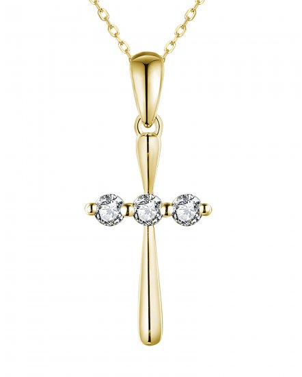 CROSS DIAMOND PENDANT (TP2943)