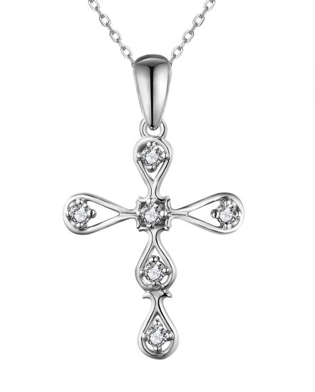 CROSS DIAMOND PENDANT (TP2945)