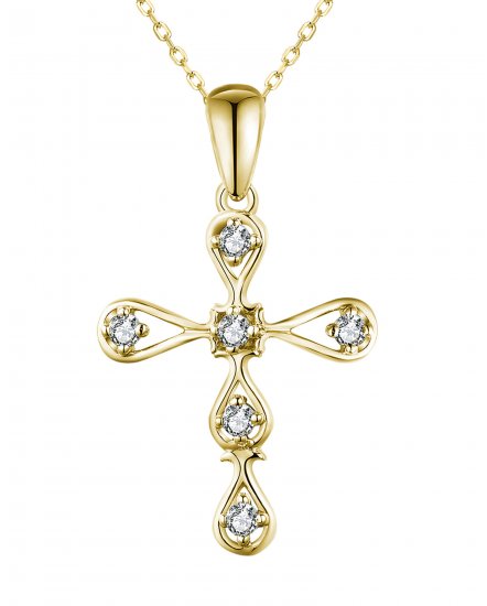 CROSS DIAMOND PENDANT (TP2945)