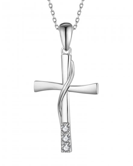 CROSS DIAMOND PENDANT (TP2948)