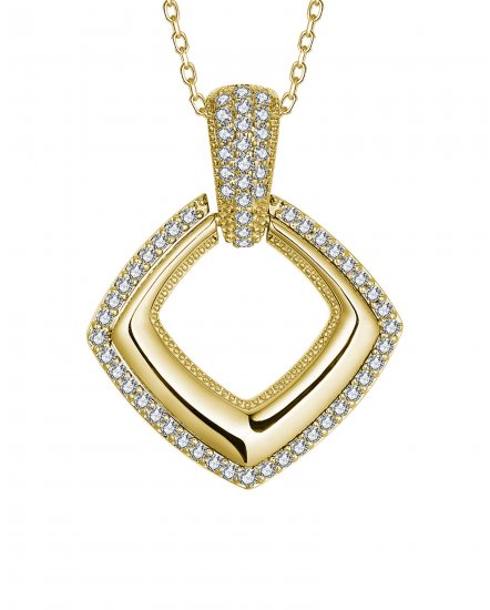 SQUARE SHAPE DIAMOND PENDANT (TP2995)