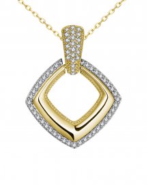 SQUARE SHAPE DIAMOND PENDANT (TP2995)