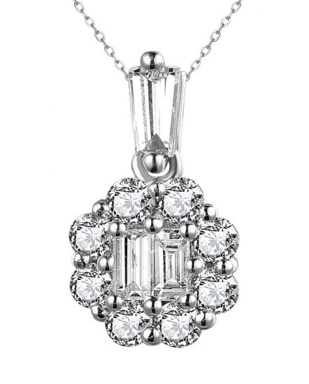 BAGUETTE DIAMOND PENDANT (TP2997)