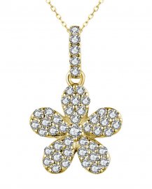 FLORAL STYLE DIAMOND PENDANT (TP3014)