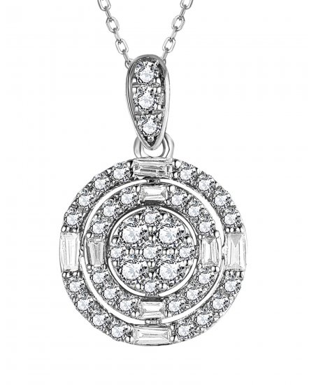 ROUND DIAMOND PENDANT (TP3018)