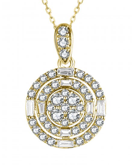 ROUND DIAMOND PENDANT (TP3018)