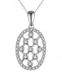 OVAL STYLE DIAMOND PENDANT (TP3035)