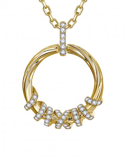 ROUND DIAMOND PENDANT (TP3040)