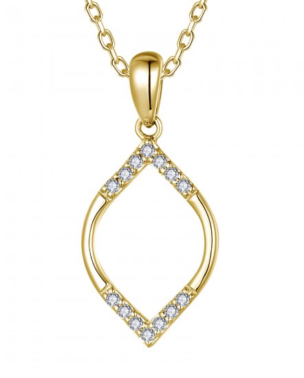 LEAF STYLE DIAMOND PENDANT (TP3042)