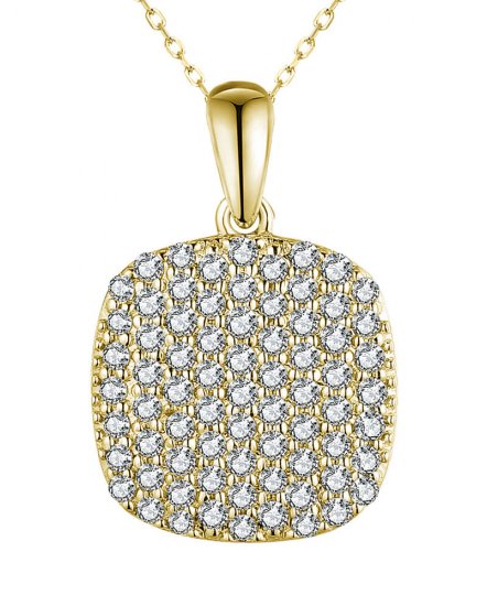 SQUARE SHAPE DIAMOND PENDANT (TP3045)
