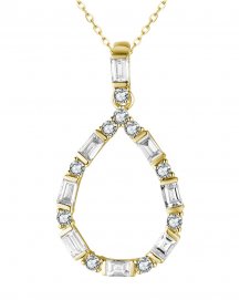 PEAR STYLE DIAMOND PENDANT (TP3053)