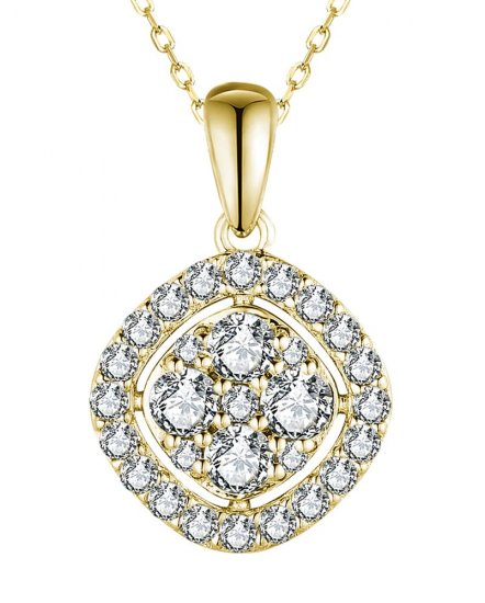 RHOMBUS STYLE DIAMOND PENDANT (TP3055)
