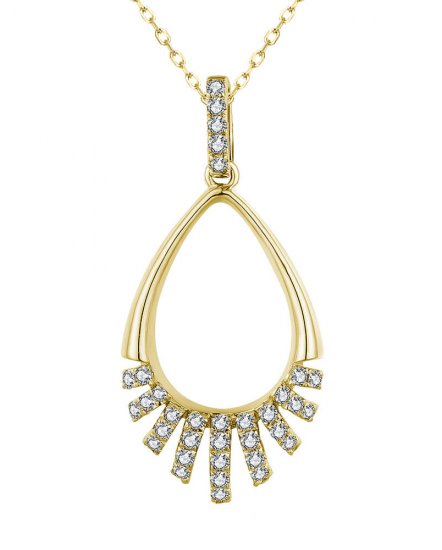 PEAR STYLE DIAMOND PENDANT (TP3063)