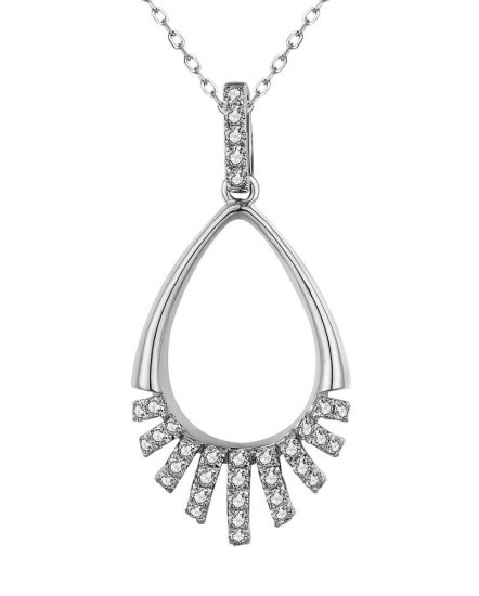 PEAR STYLE DIAMOND PENDANT (TP3063)