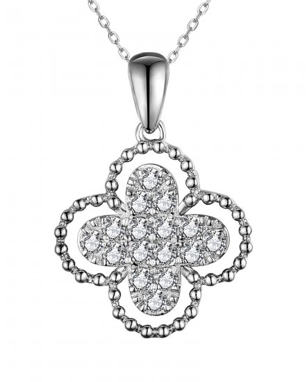 CLOVER STYLE DIAMOND PENDANT (TP3064)