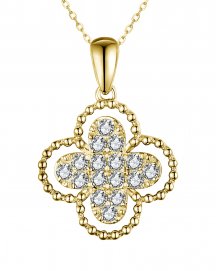 CLOVER STYLE DIAMOND PENDANT (TP3064)