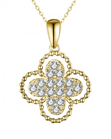 CLOVER STYLE DIAMOND PENDANT (TP3064)