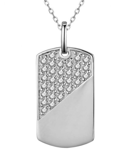 DOG TAG DIAMOND PENDANT (TP3066)