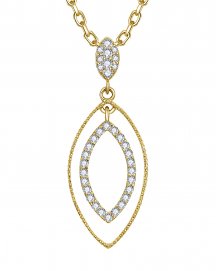 MARQUISE STYLE DIAMOND PENDANT (TP3073)