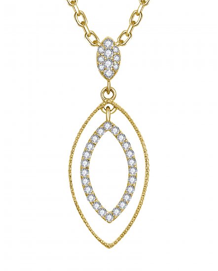 MARQUISE STYLE DIAMOND PENDANT (TP3073)