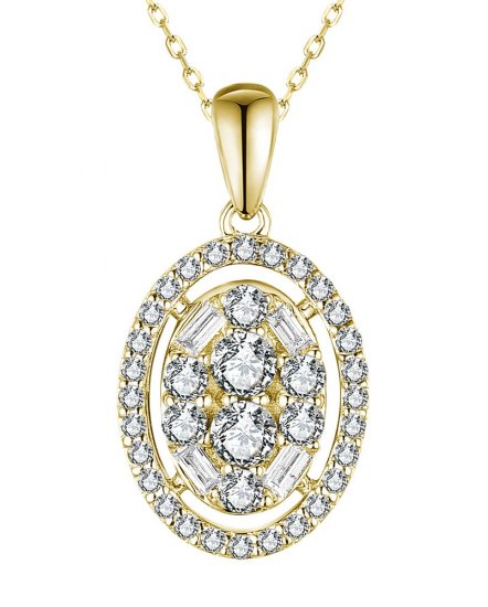 OVAL STYLE DIAMOND PENDANT (TP3092)