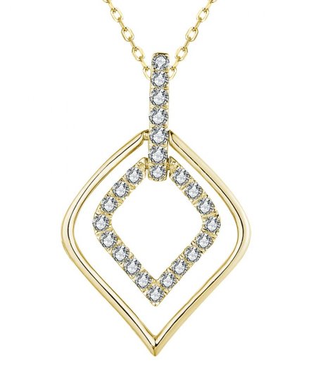 LEAF STYLE DIAMOND PENDANT (TP3096)