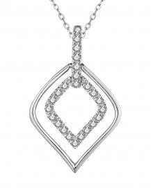 LEAF STYLE DIAMOND PENDANT (TP3096)
