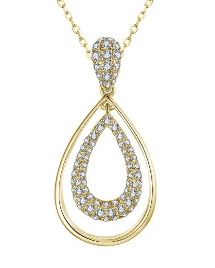 PEAR STYLE DIAMOND PENDANT (TP3112)