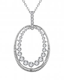 OVAL STYLE DIAMOND PENDANT (TP3114)