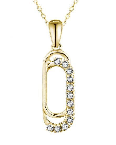 OPEN BAR INTER LINKED DIAMOND PENDANT (TP3119)