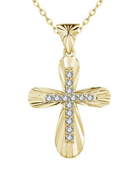 CROSS DIAMOND PENDANT (TP3143)