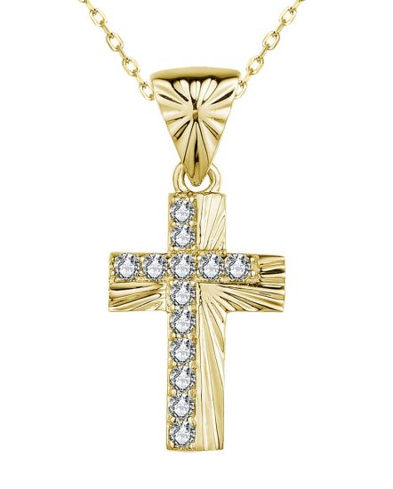 CROSS DIAMOND PENDANT (TP3144)